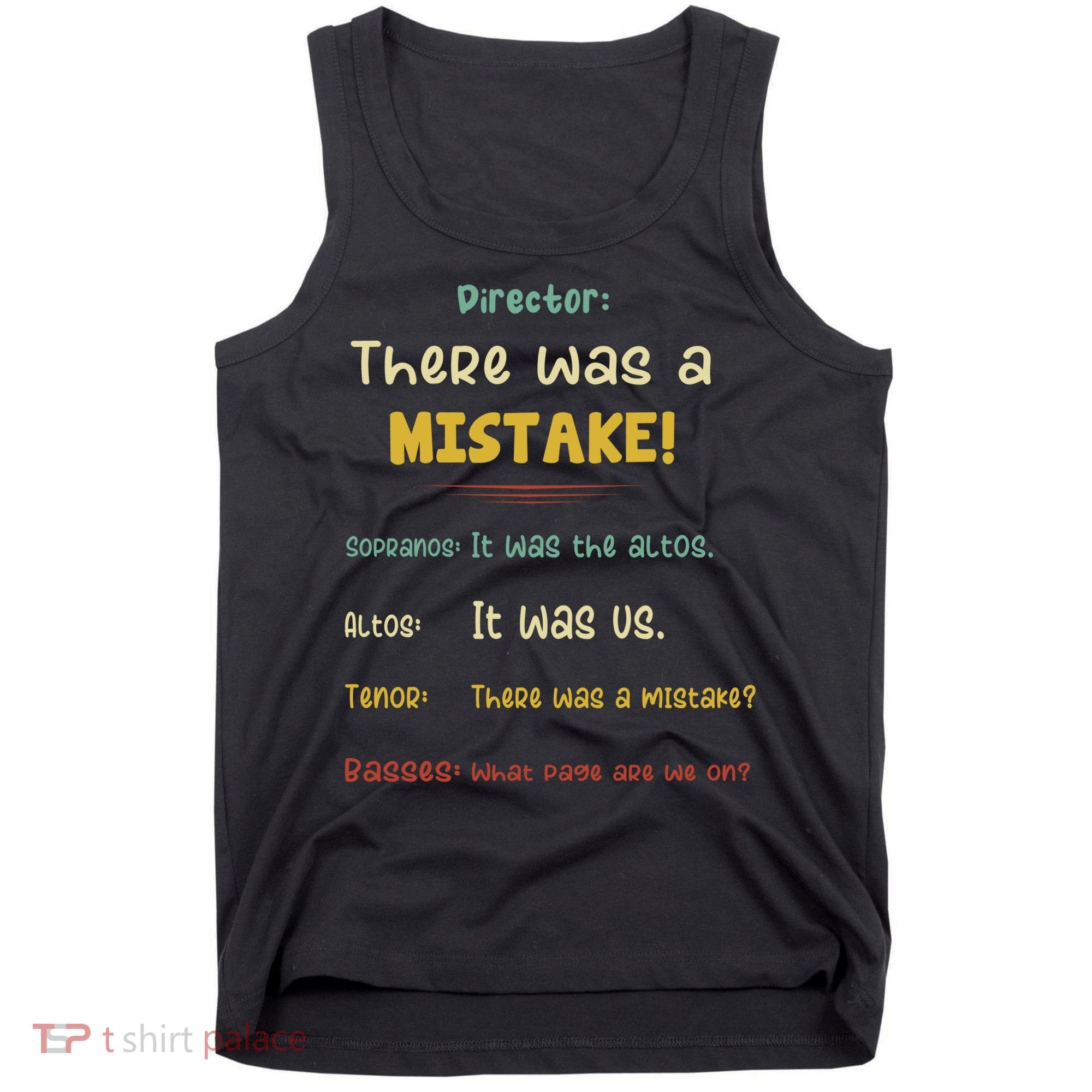 Choir Director Soprano Alto Tenor Bass Tank Top