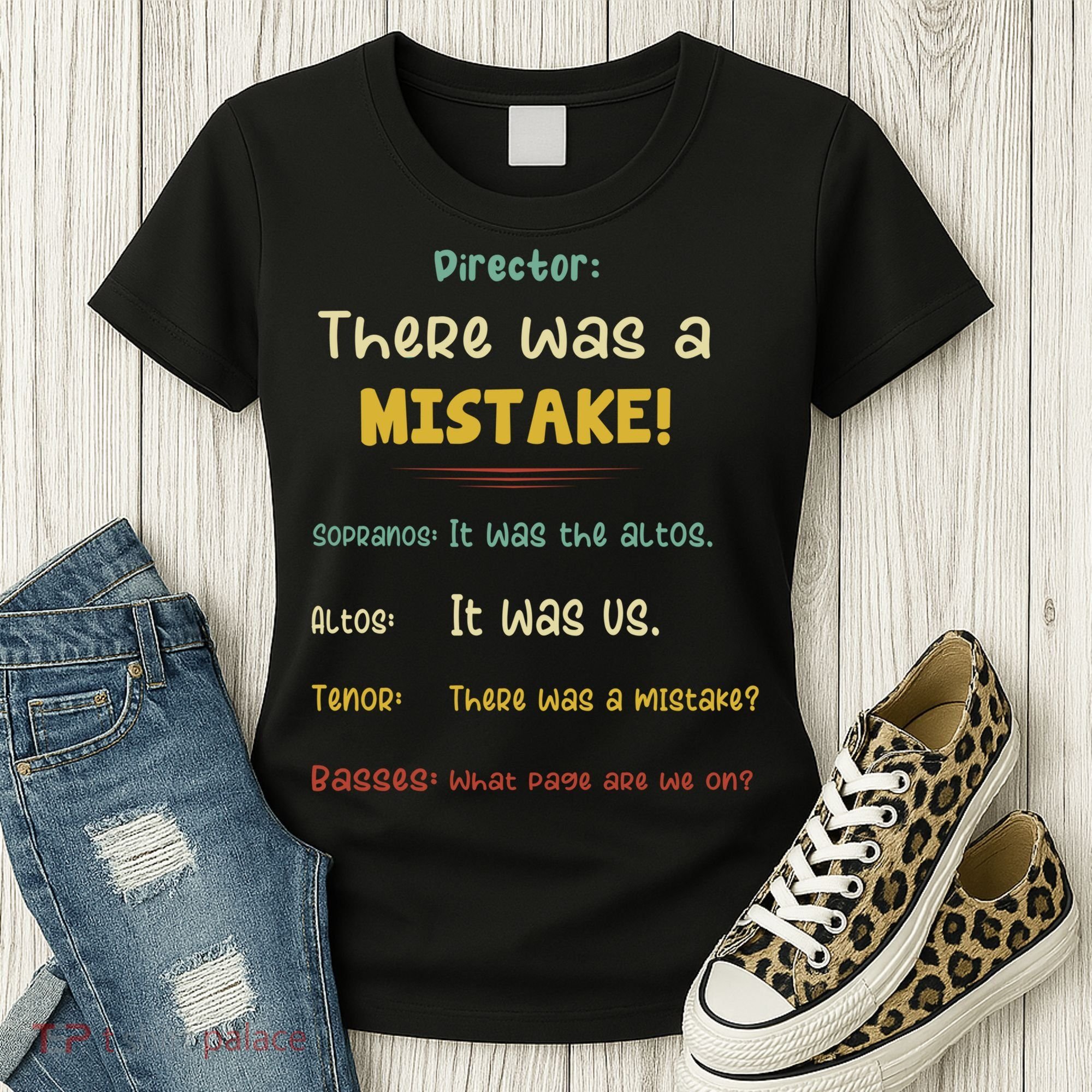Choir Director Soprano Alto Tenor Bass Women's T-Shirt