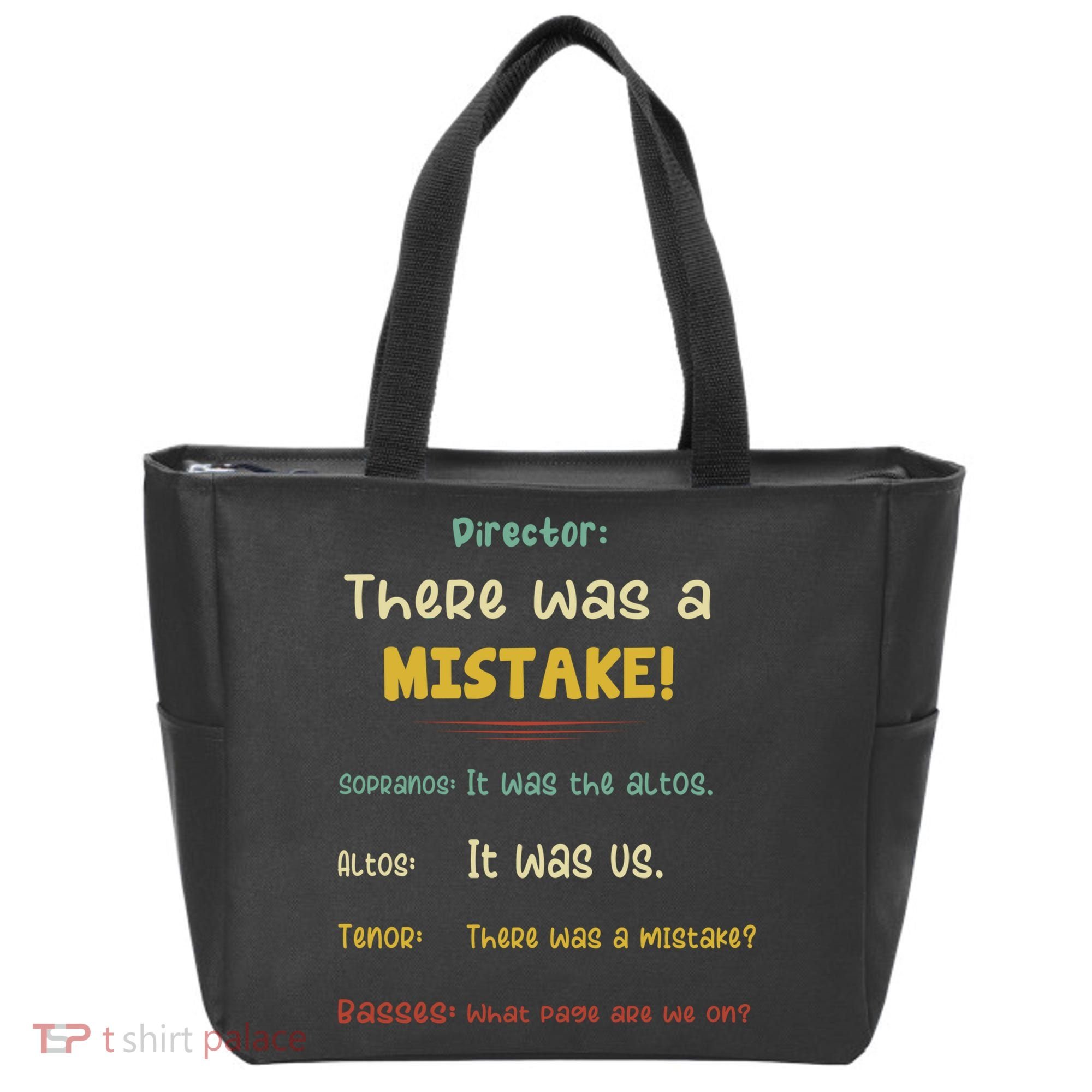 Choir Director Soprano Alto Tenor Bass Tote Bag