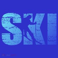 Cool Distressed Skiing Gift For Skiers Women's Long Sleeve Shirt thumb 2
