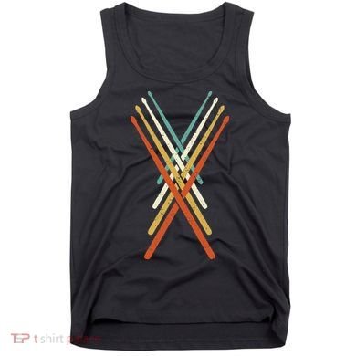 Cool Drumming Sticks Drummer Drums Percussion I Vintage Tank Top