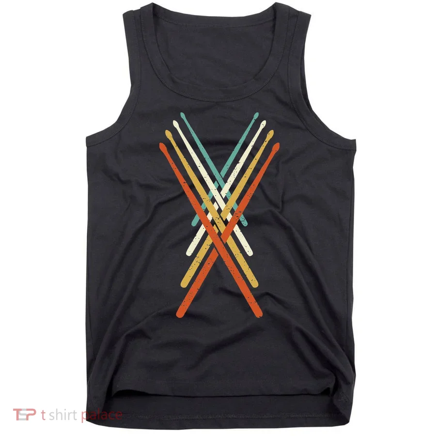 Cool Drumming Sticks Drummer Drums Percussion I Vintage Tank Top