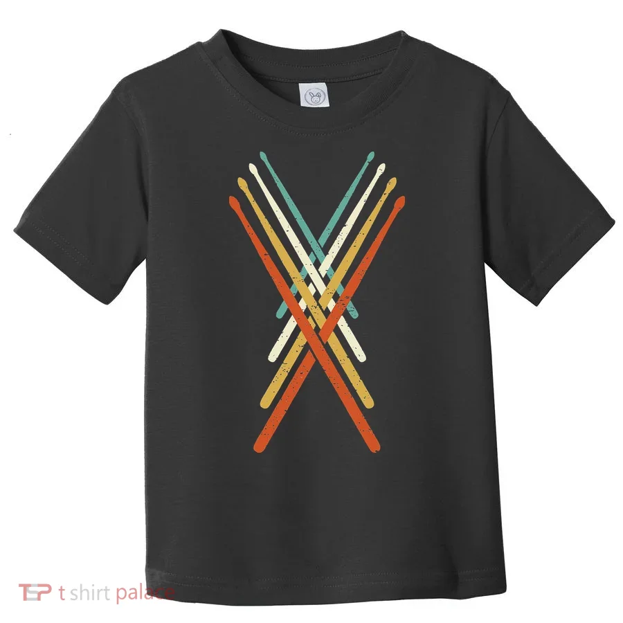 Cool Drumming Sticks Drummer Drums Percussion I Vintage Toddler T-Shirt
