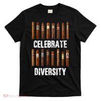 Celebrate Diversity Smoke Cigars Cigar Smoking T-Shirt thumb 0