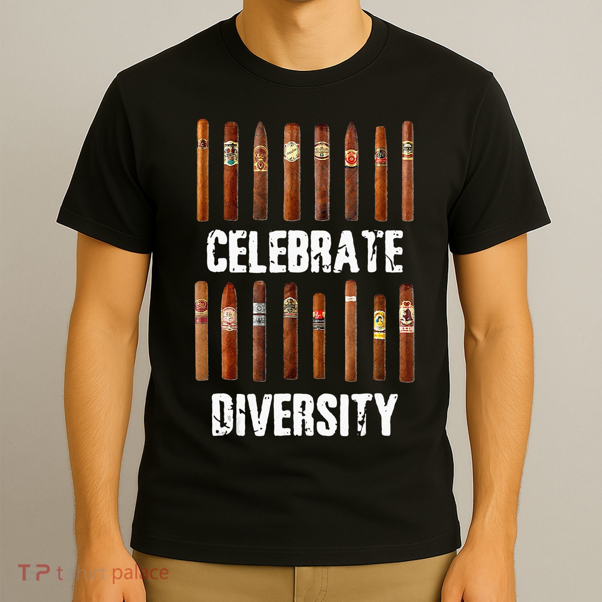 Celebrate Diversity Smoke Cigars Cigar Smoking T-Shirt
