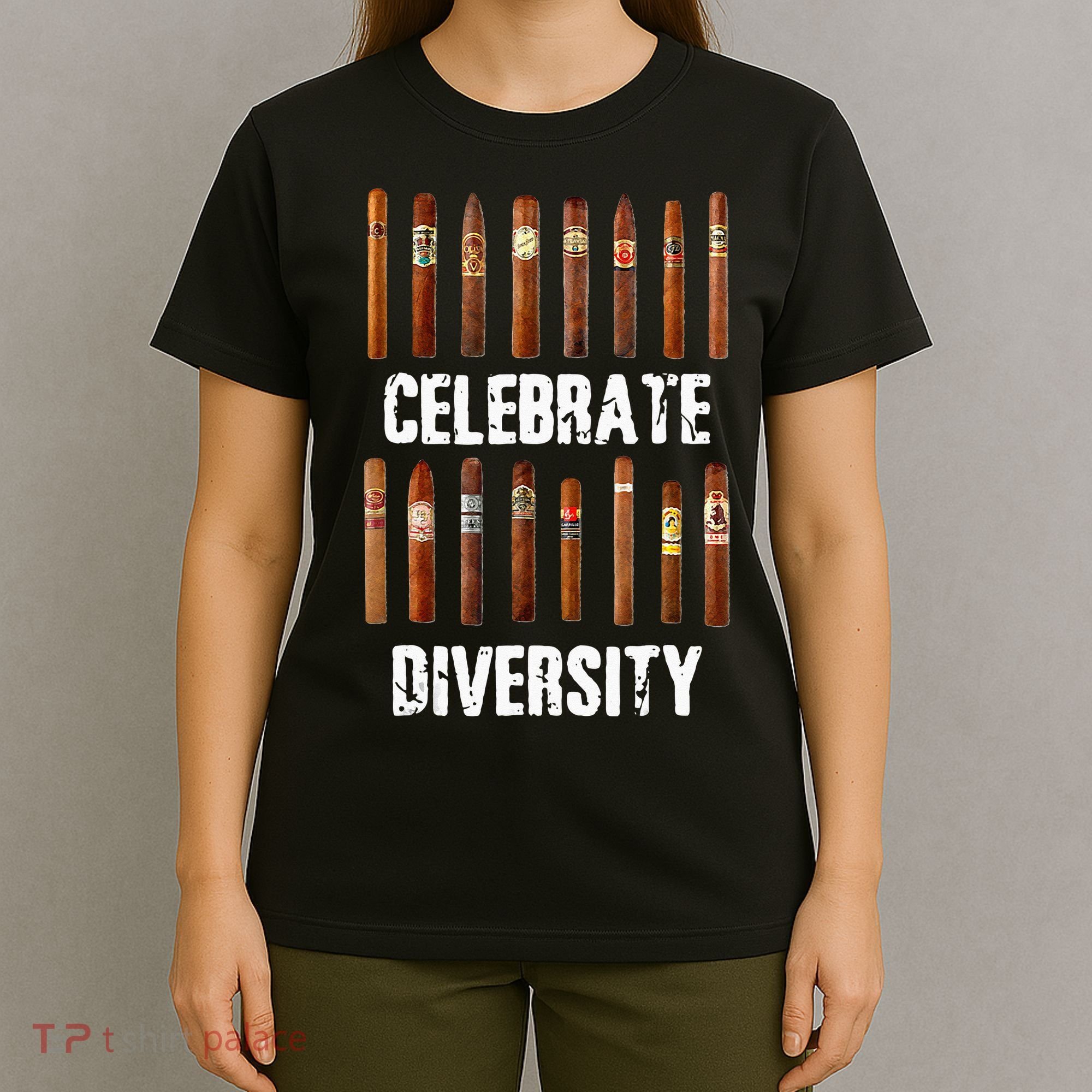 Celebrate Diversity Smoke Cigars Cigar Smoking T-Shirt