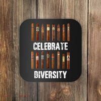 Celebrate Diversity Smoke Cigars Cigar Smoking Coaster thumb 0