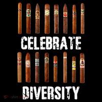 Celebrate Diversity Smoke Cigars Cigar Smoking Coaster thumb 2