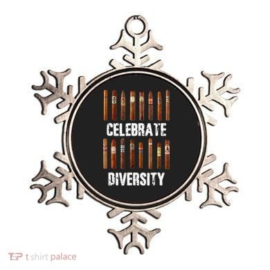 Celebrate Diversity Smoke Cigars Cigar Smoking Ornament