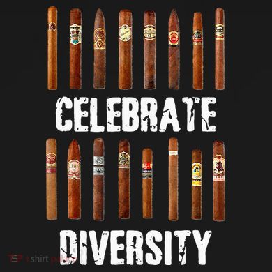 Celebrate Diversity Smoke Cigars Cigar Smoking Tall Sweatshirt
