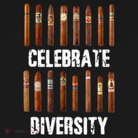 Celebrate Diversity Smoke Cigars Cigar Smoking Toddler T-Shirt thumb 4