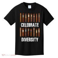 Celebrate Diversity Smoke Cigars Cigar Smoking Kids T-Shirt thumb 0