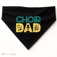 Choir Dad Singer Music Group Choir Directors Teacher USA-Made Doggie Bandana thumb 0