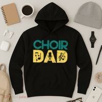 Choir Dad Singer Music Group Choir Directors Teacher Hoodie thumb 3