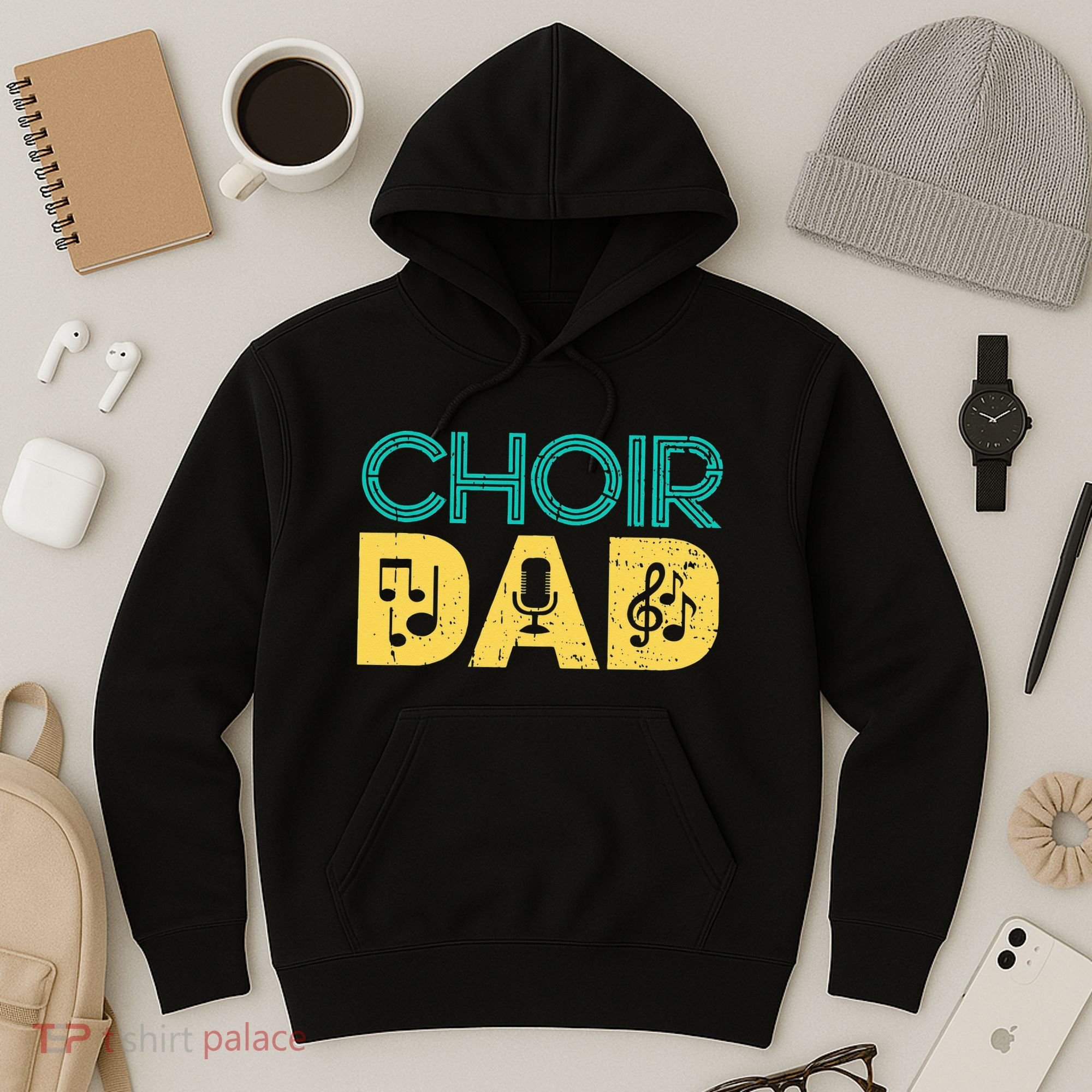 Choir Dad Singer Music Group Choir Directors Teacher Hoodie