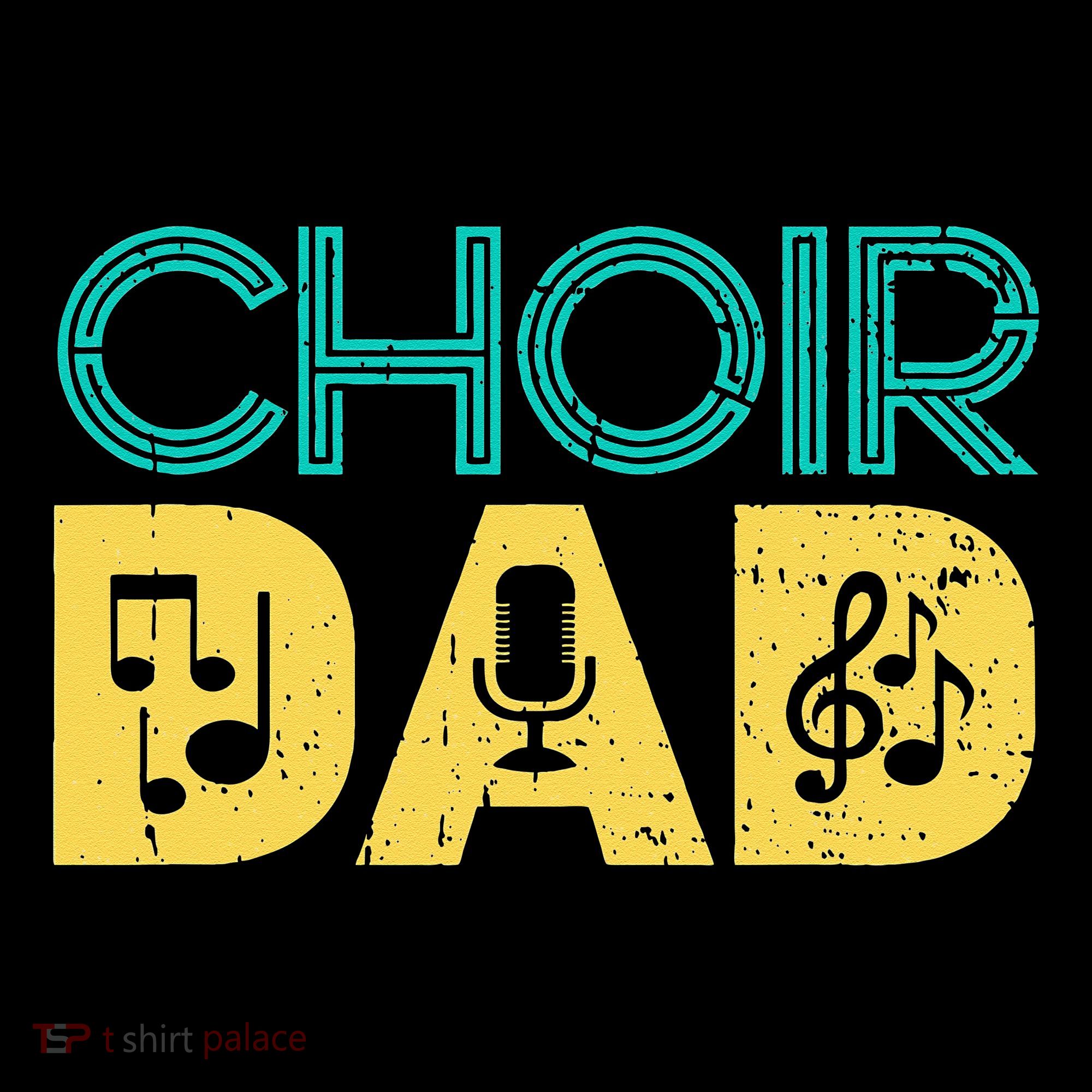 Choir Dad Singer Music Group Choir Directors Teacher Women's Hoodie