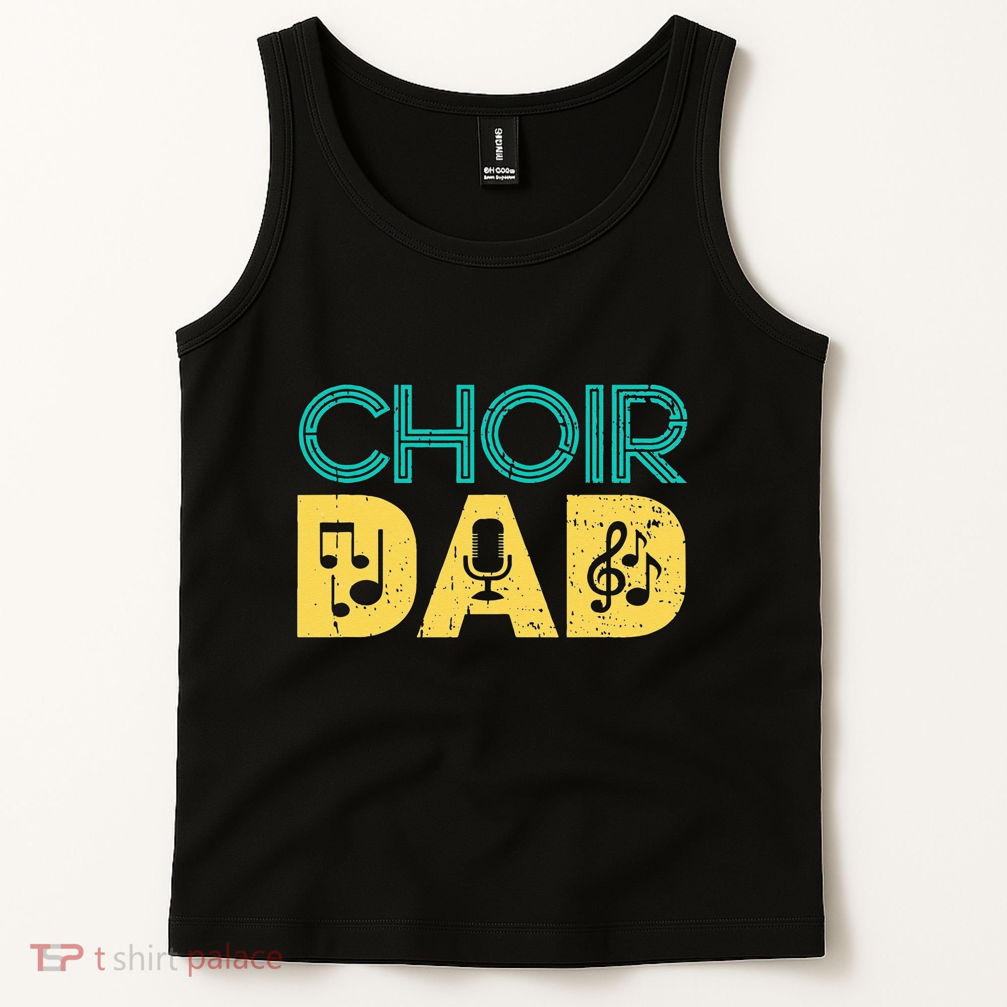 Choir Dad Singer Music Group Choir Directors Teacher Tank Top