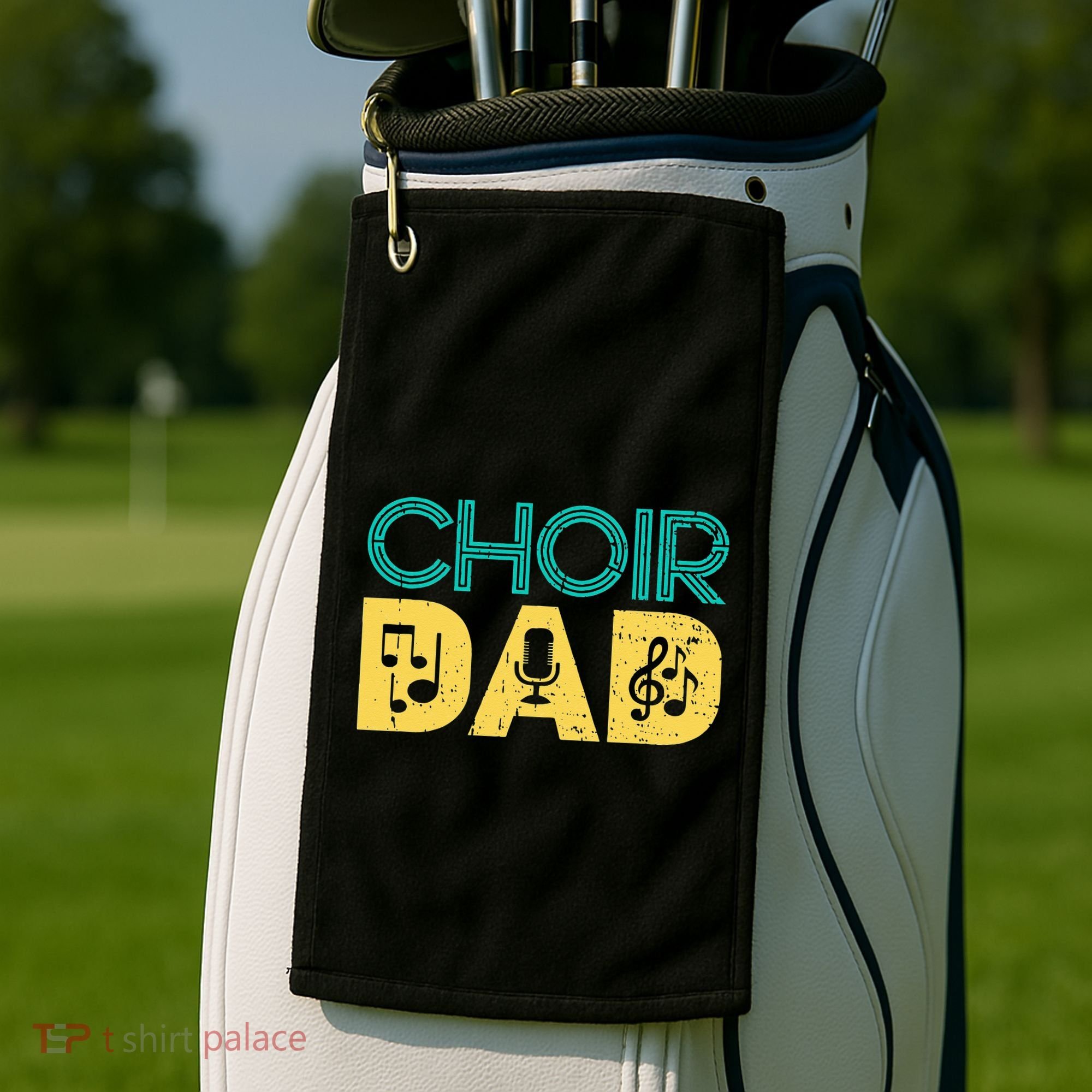 Choir Dad Singer Music Group Choir Directors Teacher Golf Towel