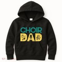 Choir Dad Singer Music Group Choir Directors Teacher Kids Hoodie thumb 0