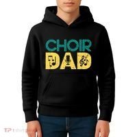 Choir Dad Singer Music Group Choir Directors Teacher Kids Hoodie thumb 4
