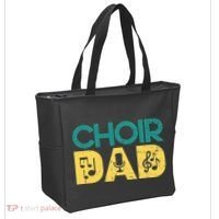 Choir Dad Singer Music Group Choir Directors Teacher Tote Bag thumb 2