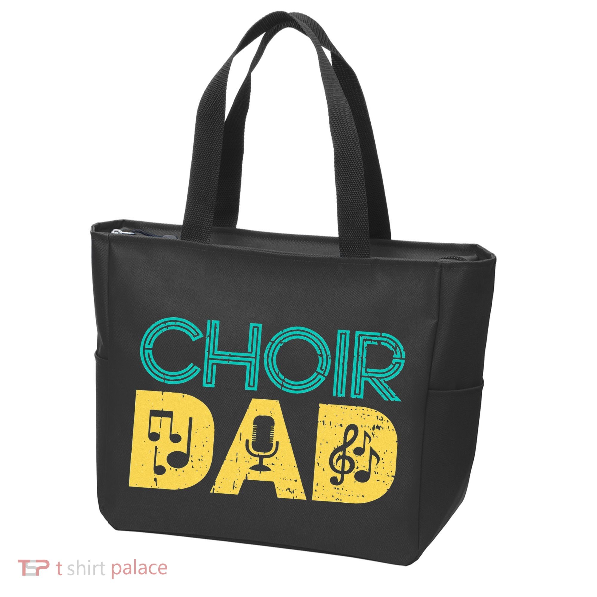 Choir Dad Singer Music Group Choir Directors Teacher Tote Bag