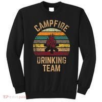 Campfire Drinking Team Beer Alcohol Funny Camping Sweatshirt thumb 0