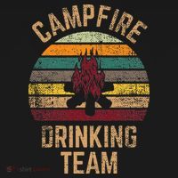 Campfire Drinking Team Beer Alcohol Funny Camping Sweatshirt thumb 3