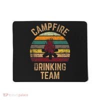 Campfire Drinking Team Beer Alcohol Funny Camping Mousepad thumb 0