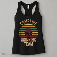 Campfire Drinking Team Beer Alcohol Funny Camping Women's Tank Top thumb 3