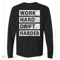 Car Drifting Tokyo Jdm Drift Funny Japanese Car Drifting Gift Comfort Colors Heavyweight Long Sleeve T-Shirt thumb 0
