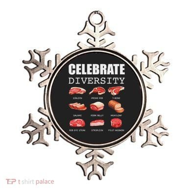 Celebrate Diversity Types Of Steak Lovers Funny Steak Ornament