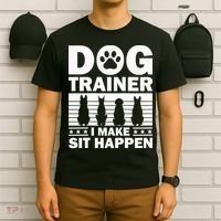 Cool Dog Trainer Dog Training Agility Class Cool Gift T-Shirt thumb 6
