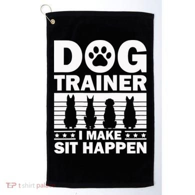 Cool Dog Trainer Dog Training Agility Class Cool Gift Golf Towel