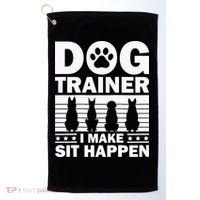 Cool Dog Trainer Dog Training Agility Class Cool Gift Golf Towel thumb 0