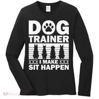 Cool Dog Trainer Dog Training Agility Class Cool Gift Women's Long Sleeve Shirt thumb 0