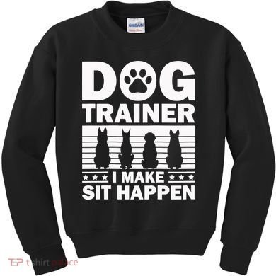 Cool Dog Trainer Dog Training Agility Class Cool Gift Kids Sweatshirt