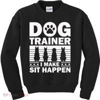 Cool Dog Trainer Dog Training Agility Class Cool Gift Kids Sweatshirt thumb 0
