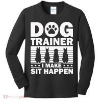 Cool Dog Trainer Dog Training Agility Class Cool Gift Kids Long Sleeve Shirt thumb 0