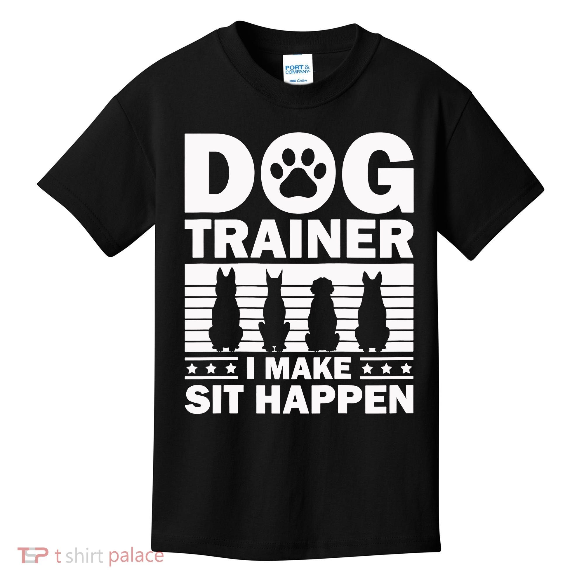 Cool Dog Trainer Dog Training Agility Class Cool Gift Kids T-Shirt
