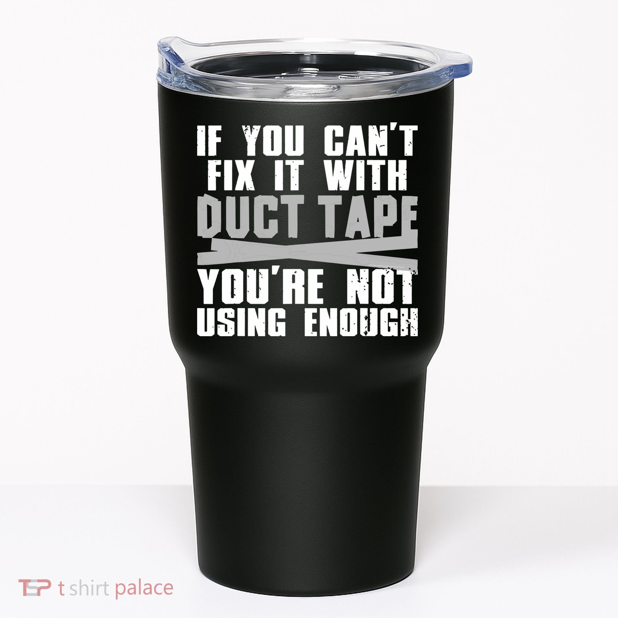 Cute Duct Tape Art For Men Women Engineer Humorous Saying Tumbler