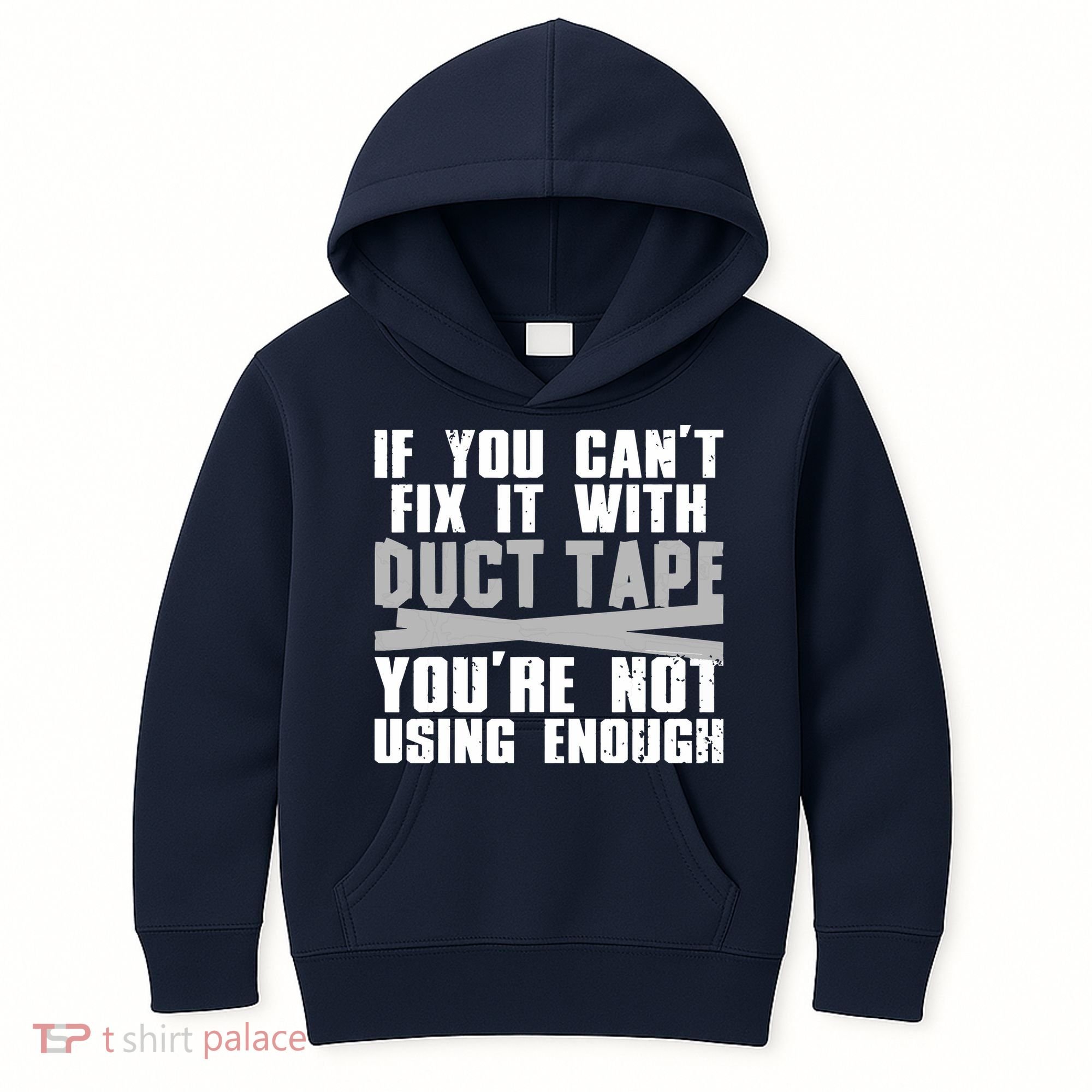 Cute Duct Tape Art For Men Women Engineer Humorous Saying Kids Hoodie