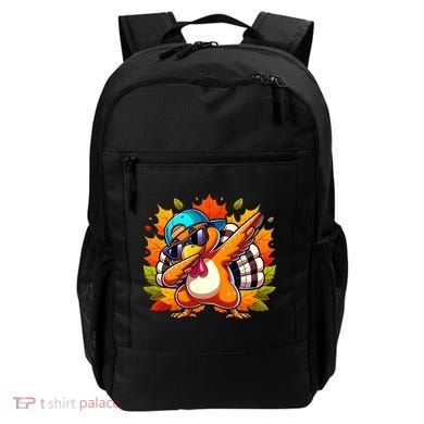 Cute Dabbing Thanksgiving Turkey Fall Vibes Backpack