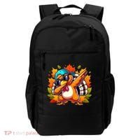 Cute Dabbing Thanksgiving Turkey Fall Vibes Backpack thumb 0