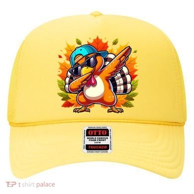 Cute Dabbing Thanksgiving Turkey Fall Vibes Hat