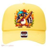 Cute Dabbing Thanksgiving Turkey Fall Vibes Hat thumb 0
