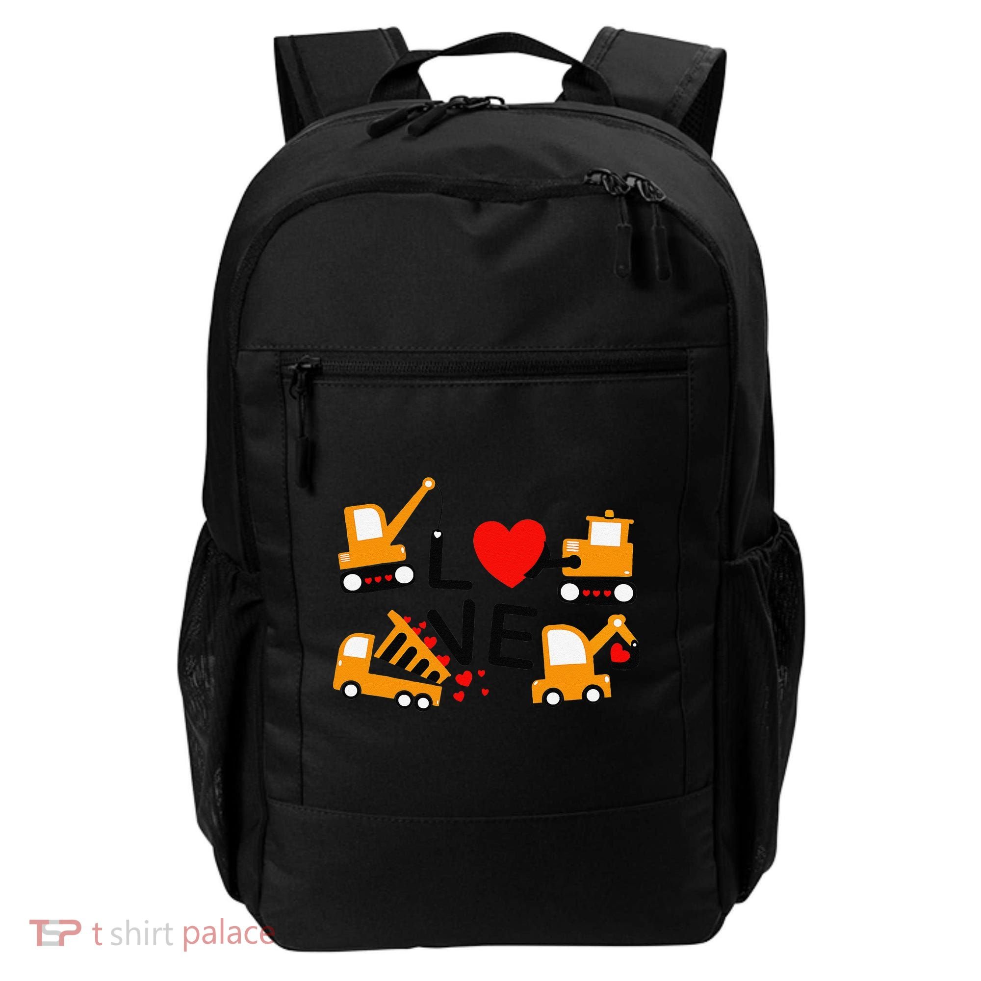 Construction Dump Truck Valentine's Day Of Lover Backpack