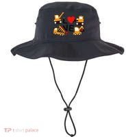 Construction Dump Truck Valentine's Day Of Lover Bucket Hat thumb 0