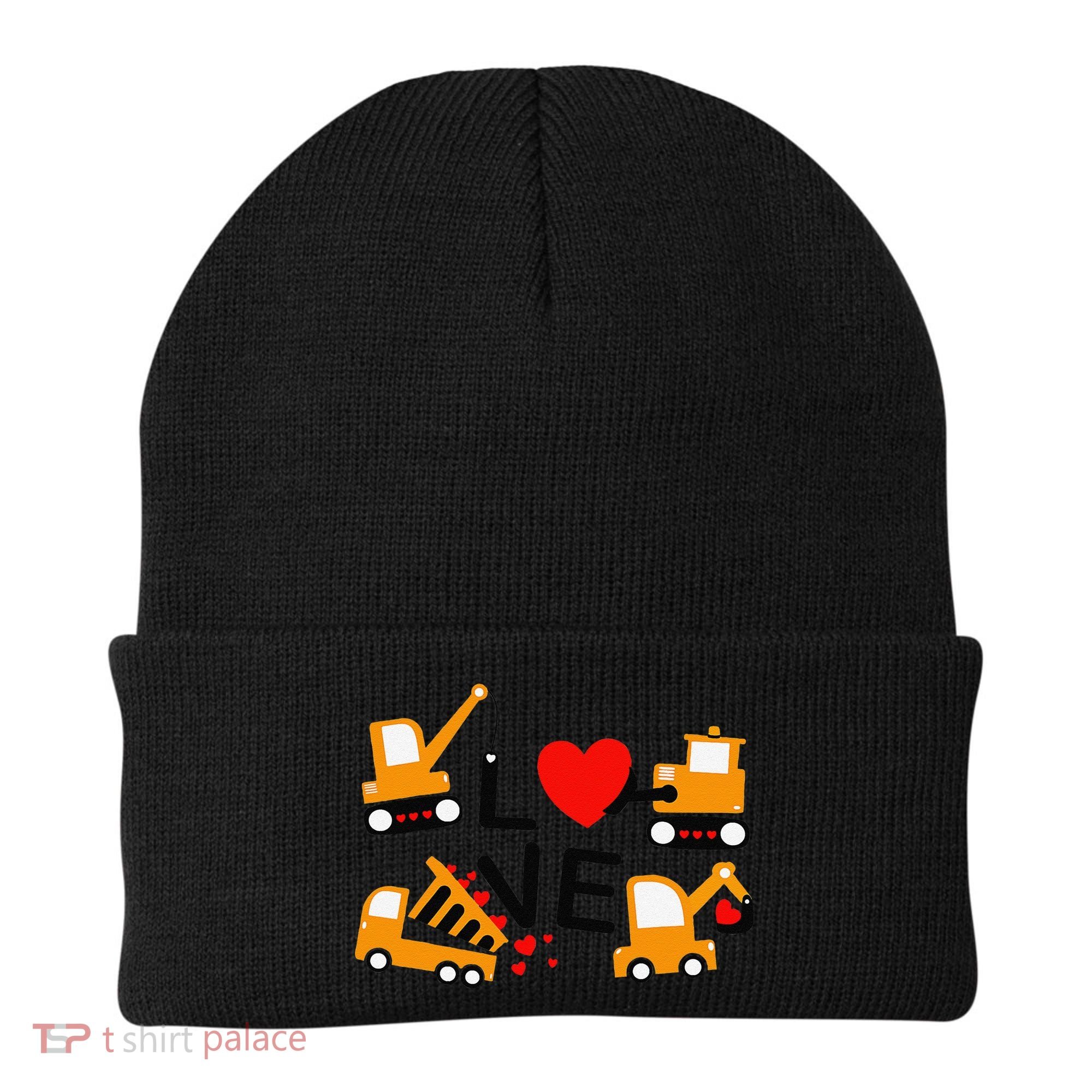 Construction Dump Truck Valentine's Day Of Lover Beanie