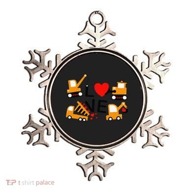 Construction Dump Truck Valentine's Day Of Lover Ornament